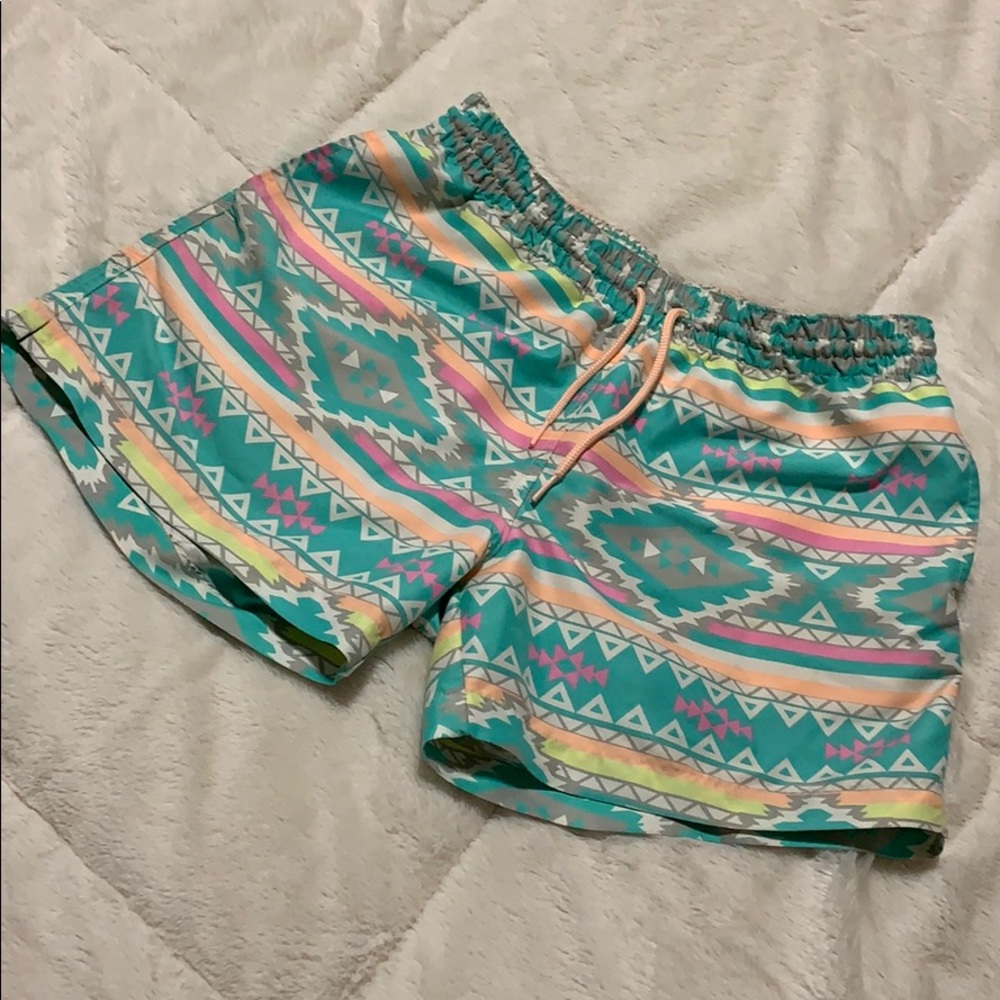 Men’s Chubbies En Fuego Swim Trunks, Mid Thigh